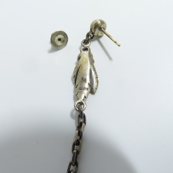 実際に弊社で買取させて頂いたBloody Mary/ブラッディマリー フェザードロップピアスの画像 5枚目