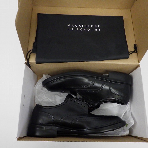 実際に弊社で買取させて頂いたMACKINTOSH PHILOSOPHY/マッキントッシュ フィロソフィー ウィングチップ レザーシューズ 42/Mの画像 8枚目