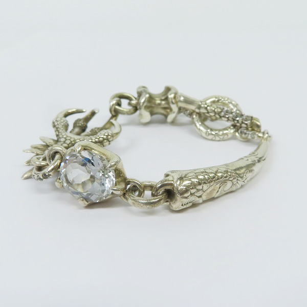 実際に弊社で買取させて頂いたBloody Mary/ブラッディマリー MIDNIGHT Night raven/ナイトレイヴン ブレスレット 大鳥 bmb477-21の画像 2枚目