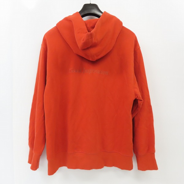 実際に弊社で買取させて頂いた MIHARA YASUHIRO×GU/ミハラヤスヒロ ビッグスウェットプルパーカ オレンジ/XLの画像 1枚目