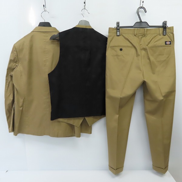 実際に弊社で買取させて頂いたLOVELESS×Dickies/ラブレス×ディッキーズ テーラードジャケット/パンツ/ジレベスト セットアップ の画像 1枚目