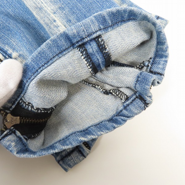 実際に弊社で買取させて頂いた【未使用】BUFFALO BOBS/バッファローボブズ MOTOボトム デニムパンツ MSB4103/2の画像 8枚目