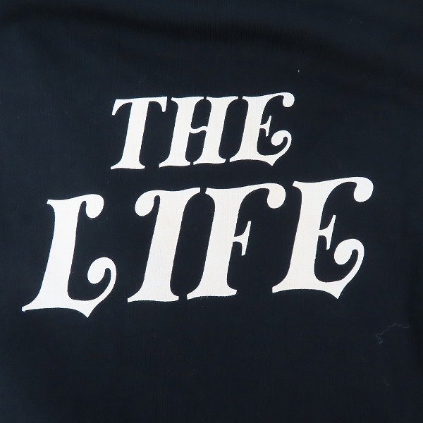 実際に弊社で買取させて頂いたTHE CRIMIE/クライミー THE LIFE プリント スウェット プルオーバー C1K1-SW11/XLの画像 4枚目
