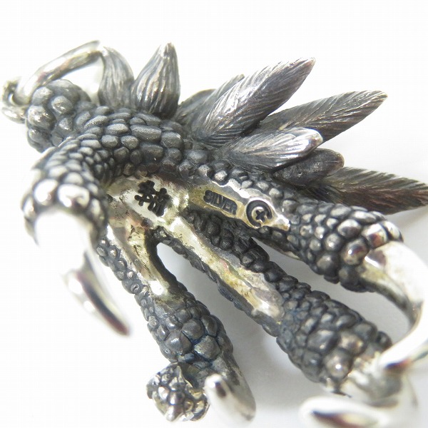 実際に弊社で買取させて頂いたBloody Mary/ブラッディマリー ナイトレイヴンペンダント ホワイトトパーズの画像 5枚目