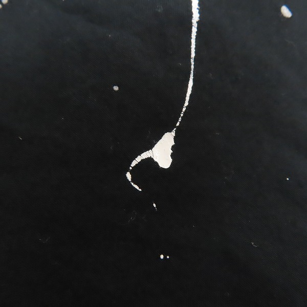 実際に弊社で買取させて頂いたuniform experiment/ユニフォームエクスペリメント ペイント加工シャツ/ブラック/UE-150022/2の画像 7枚目