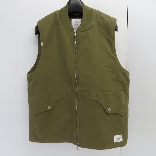 実際に弊社で買取させて頂いたCRIMIE/クライミー 内ボア ミリタリーベスト CR1-02L5-JK34/L