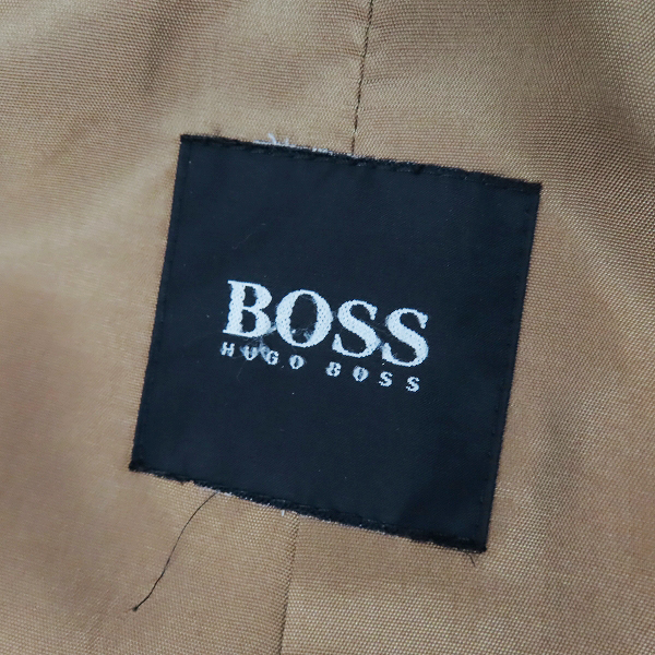 実際に弊社で買取させて頂いたHUGO BOSS/ヒューゴボス  ラム レザー2Bジャケット/ブラウン系/52の画像 2枚目
