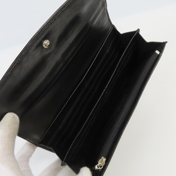 実際に弊社で買取させて頂いたHYSTERICS/ヒステリックグラマー エナメル がま口 ウォレット 長財布の画像 3枚目