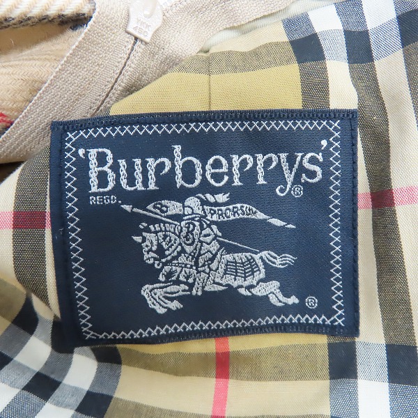 実際に弊社で買取させて頂いたBurberrys/バーバリーズ 裏地ノバチェック 脱着式ライナー ステンカラーコート BBB55-940-01の画像 4枚目