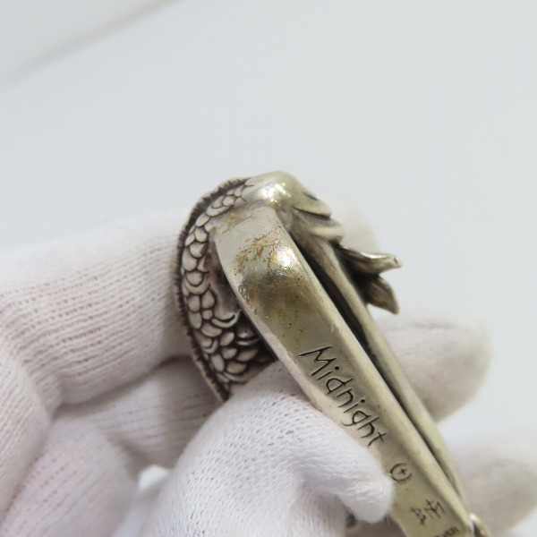 実際に弊社で買取させて頂いたBloody Mary/ブラッディマリー ナイトレイヴン ウォレットチェーン 大烏 ｗ/ストーンの画像 7枚目