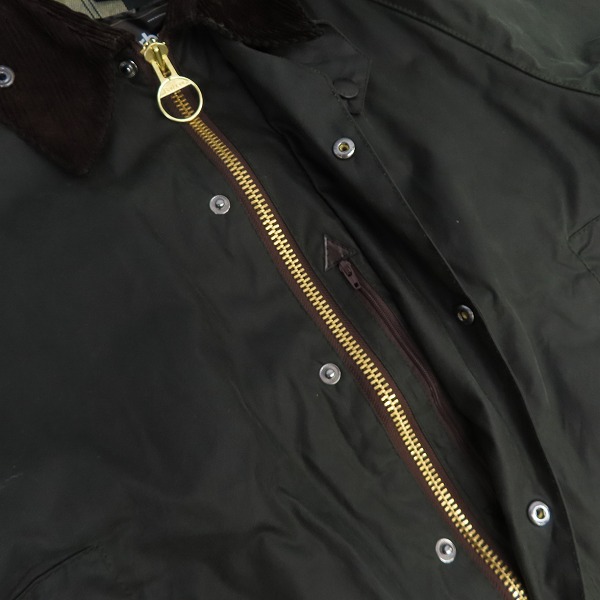 実際に弊社で買取させて頂いたBarbour/バブアー BEAUFORT ビューフォート ワックスドコットンジャケット 英国製 MWX0017SG9138/C38の画像 6枚目