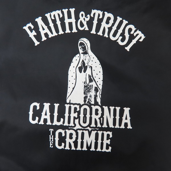 実際に弊社で買取させて頂いたCRIMIE/クライミー マリアプリント ナイロン コーチジャケット/Lの画像 5枚目