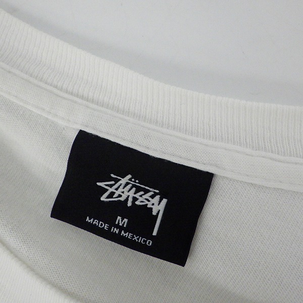 STUSSY/ステューシー who jah bless no man curse フォトプリント T