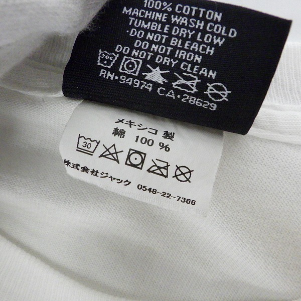 STUSSY/ステューシー who jah bless no man curse フォトプリント T