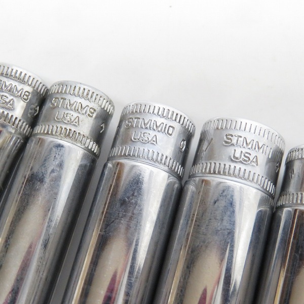 実際に弊社で買取させて頂いたSnap-on/スナップオン フランクドライブ 1/4インチ ディープ ソケット STMM4/5/5.5/6/7/8/9/10/11/12/13/14/ 12点セットの画像 3枚目