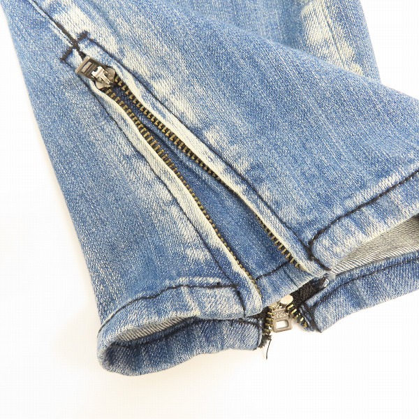実際に弊社で買取させて頂いた【未使用】BUFFALO BOBS/バッファローボブズ MOTOボトム デニムパンツ MSB4103/2の画像 6枚目