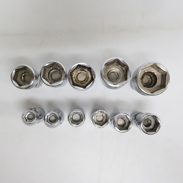 実際に弊社で買取させて頂いたSnap-on/スナップオン 1/4dr 6角ユニバーサルソケット TMUSM5.5/6/7/8/9/10/11/12/13/14/15 11点セットの画像 2枚目