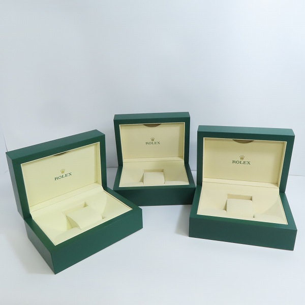 実際に弊社で買取させて頂いた(1)ROLEX/ロレックス 現行/空箱/ボックス Mサイズ 3点セットの画像 5枚目