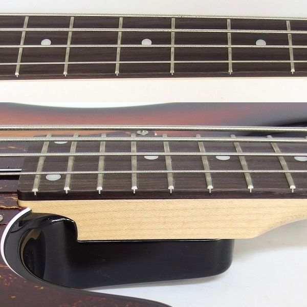 実際に弊社で買取させて頂いた★Bacchus/バッカス TF4-PLD 3TS-BH/ブラックヘッド 4弦エレキベース プリアンプ内蔵 ギグケース付の画像 3枚目