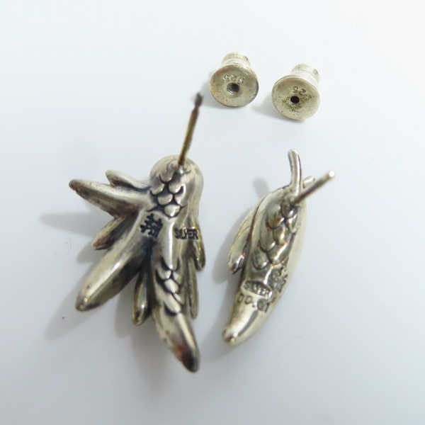 実際に弊社で買取させて頂いた（2）Bloody Mary/ブラッディマリー ストーン フェザーピアス 2点セットの画像 4枚目