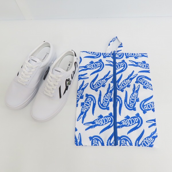 実際に弊社で買取させて頂いた【未使用】LACOSTE/ラコステ JUMP SERVE LACE スニーカー 743CMA0051147/UK9.5の画像 8枚目