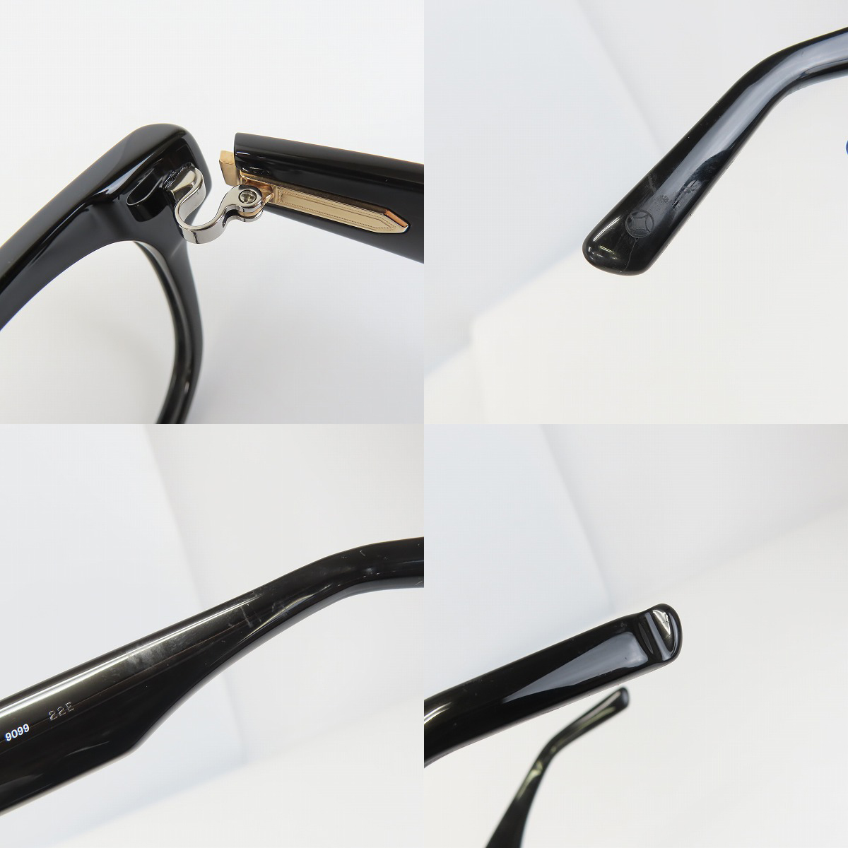実際に弊社で買取させて頂いた999.9/フォーナインズ メガネフレーム レンズ無し NP-152の画像 7枚目