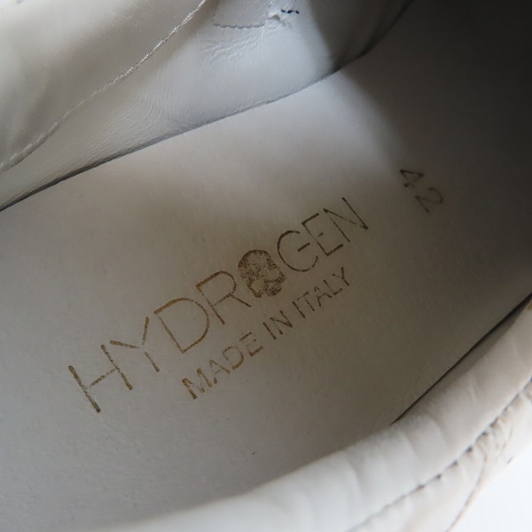 実際に弊社で買取させて頂いたHYDROGEN/ハイドロゲン ベルクロ ローカット スニーカー/42 の画像 5枚目