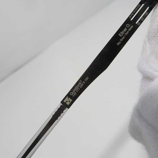 実際に弊社で買取させて頂いたic! berlin/アイシーベルリン Ellner O メガネフレーム/アイウェアの画像 5枚目