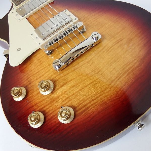 実際に弊社で買取させて頂いた★【美品】Epiphone/エピフォン Les Paul Standard/レスポールスタンダード 左利き用/レフティ ギグケース付の画像 5枚目