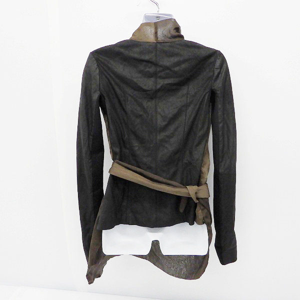 実際に弊社で買取させて頂いたRick Owens/リックオウエンス シープスキン カーディガン/ジャケット 962064AS /Sの画像 1枚目