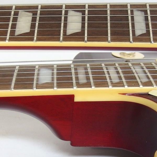 実際に弊社で買取させて頂いた★【美品】Epiphone/エピフォン Les Paul Standard/レスポールスタンダード 左利き用/レフティ ギグケース付の画像 3枚目