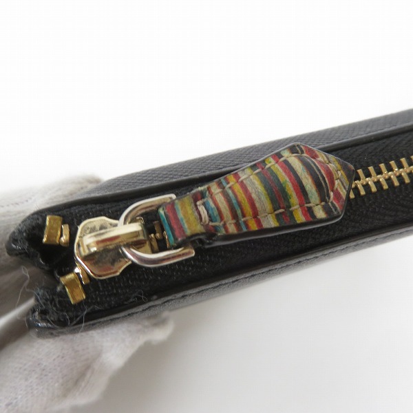 実際に弊社で買取させて頂いたPaul Smith/ポールスミス L字ファスナー レザーコインケースの画像 8枚目