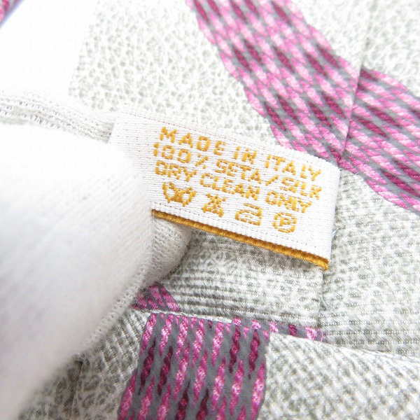 実際に弊社で買取させて頂いたBVLGARI/ブルガリ ネクタイ 総柄/ストライプの画像 2枚目