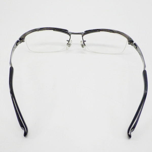実際に弊社で買取させて頂いた999.9/フォーナインズ ハーフリム TITANIUM メガネフレーム 眼鏡/アイウェア S-320Tの画像 3枚目
