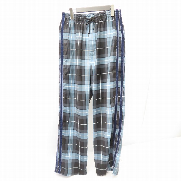 実際に弊社で買取させて頂いたHARE/ハレ チェック ベロアダブルライン イージーパンツ HA010012TO/F