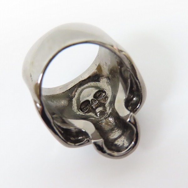 実際に弊社で買取させて頂いたNUMBER (N)INE×JAM HOME MADE/ナンバーナイン×ジャムホームメイド スカルリング/15号の画像 5枚目