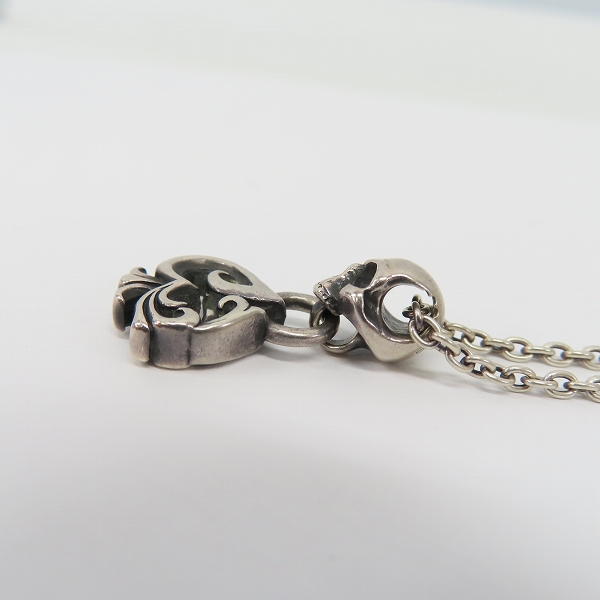 実際に弊社で買取させて頂いたDEAL DESIGN/ディールデザイン スペード スカル モチーフ ペンダント/ネックレスの画像 3枚目