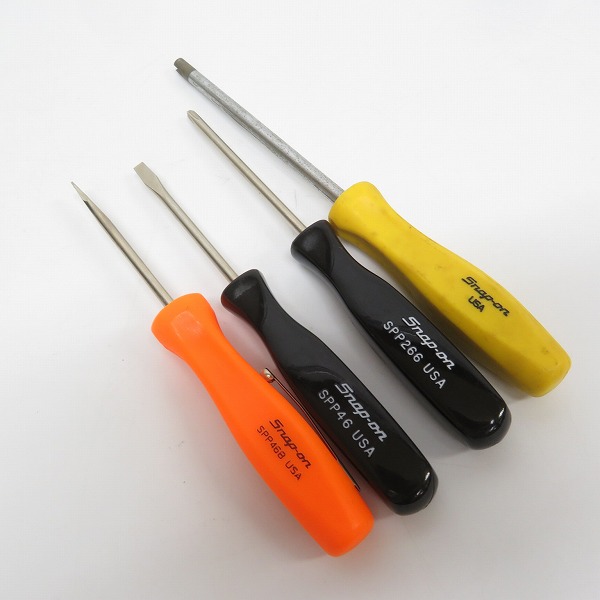実際に弊社で買取させて頂いたSnap-on/スナップオン SPP46/SPP266/SPP468他 ドライバー等 4点セット