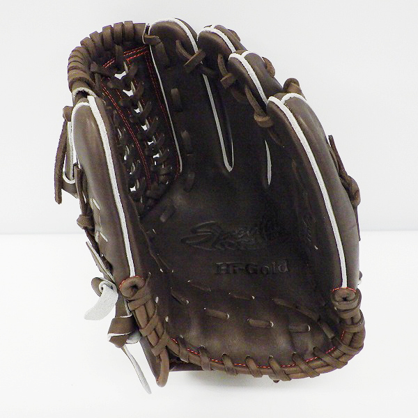 実際に弊社で買取させて頂いたHI-GOLD/ハイゴールド Special Order/スペシャルオーダー 硬式 内野手用 グローブ/グラブ TKW-206の画像 2枚目