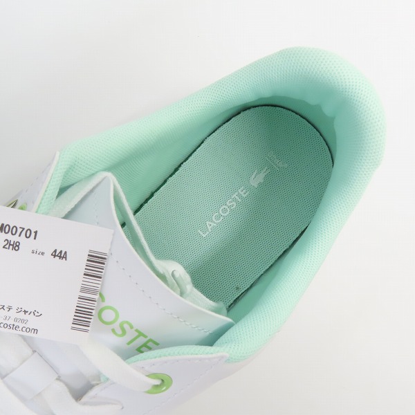 実際に弊社で買取させて頂いた【未使用】LACOSTE/ラコステ carnaby evo スニーカー SM00701/UK9.5の画像 4枚目