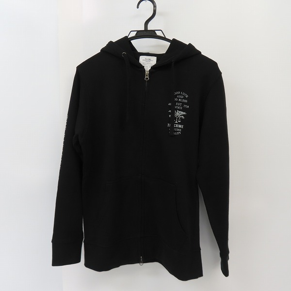 実際に弊社で買取させて頂いたTHE CRIMIE/クライミー ジップアップパーカー C1H5-SW06/M