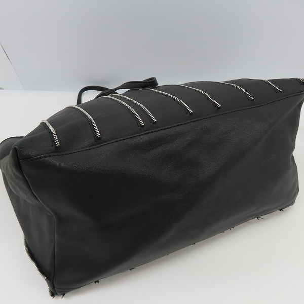 実際に弊社で買取させて頂いたJIMMY CHOO/ジミーチュウ ファスナー/ジッパーデザイン レザートートバッグ の画像 2枚目