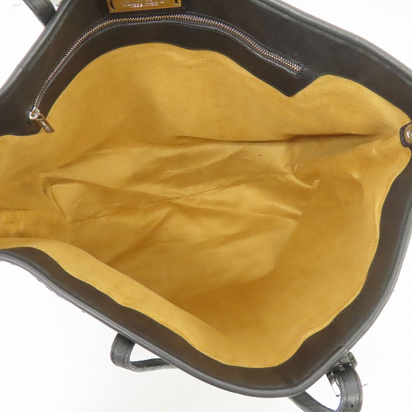 実際に弊社で買取させて頂いたJIMMY CHOO/ジミーチュウ ファスナー/ジッパーデザイン レザートートバッグ の画像 3枚目