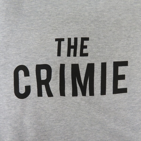 実際に弊社で買取させて頂いたTHE CRIMIE/クライミー ロゴスウェット C1K1-SW10/Lの画像 6枚目