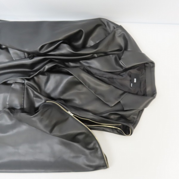 実際に弊社で買取させて頂いたHARE/ハレ 2WAYレザージャケット/Mの画像 2枚目