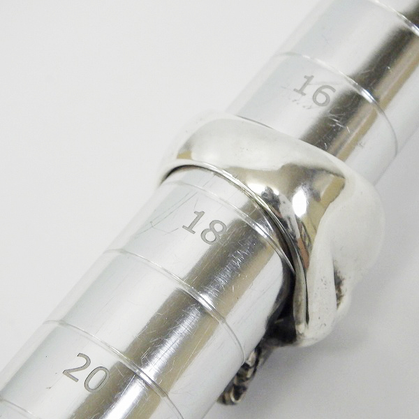 実際に弊社で買取させて頂いたCRAZY PIG/クレイジーピッグ ラージエビルスカルリング/17.5号の画像 7枚目