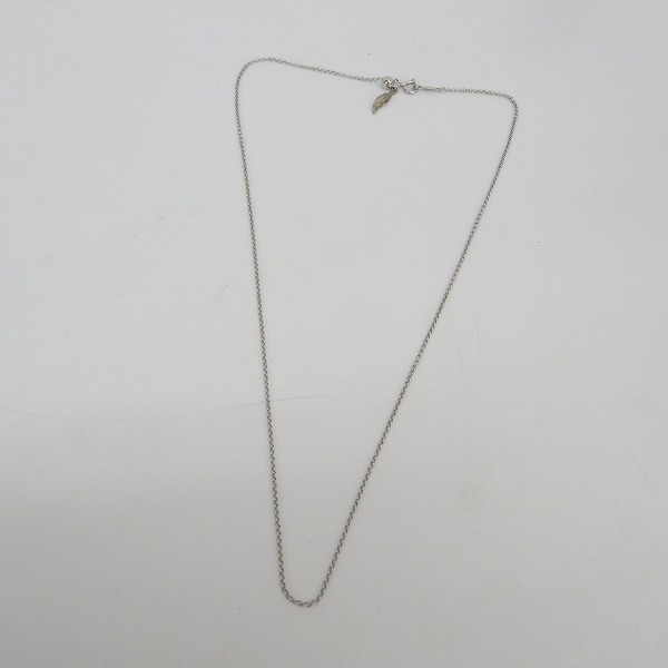 実際に弊社で買取させて頂いた【ギャラ付】ブラッディマリー10th K18WGネックレスチェーン 45cm/K18WGクロスペンダントw/ダイヤ/2点セットの画像 7枚目