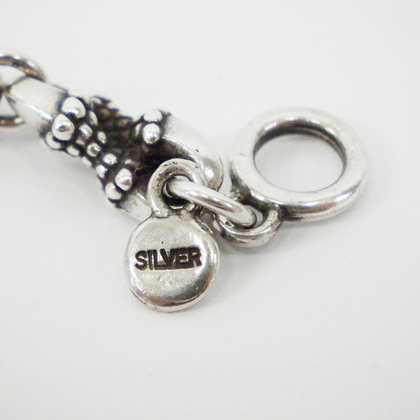 実際に弊社で買取させて頂いたBloody Mary/ブラッディマリー Twisted Crow/ツイステッド クロー チェーン/60cmの画像 2枚目