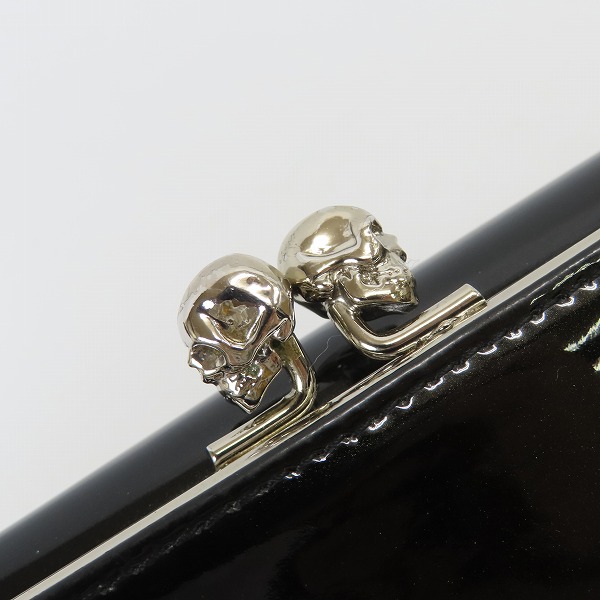 実際に弊社で買取させて頂いたHYSTERICS/ヒステリックグラマー エナメル がま口 ウォレット 長財布の画像 7枚目