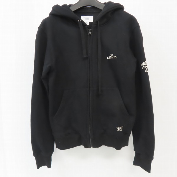 実際に弊社で買取させて頂いたCRIMIE/クライミー SWEAT ZIP PARKA THE LIFE/ジップアップパーカー ブラック C1K1-SW14/S